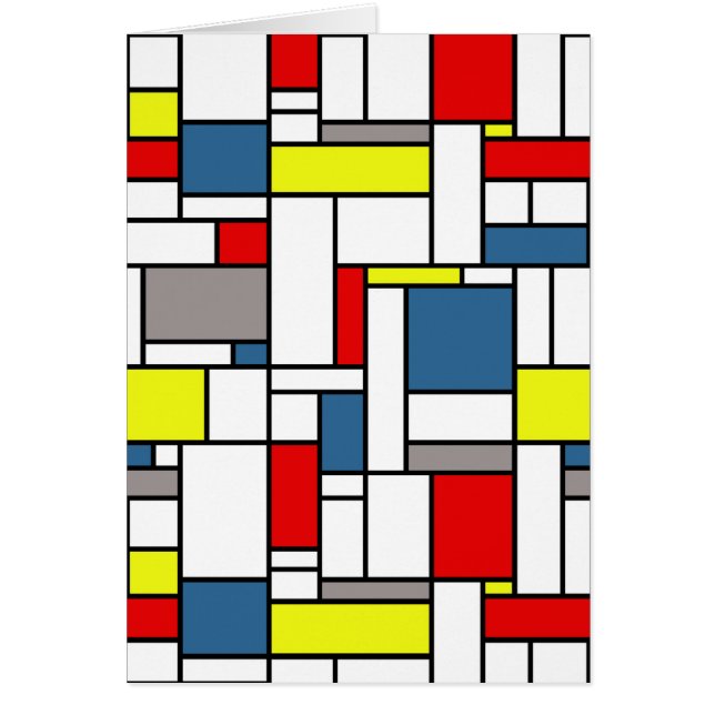 Mondrian style design (Front)