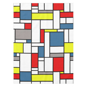 Mondrian style design tablecloth