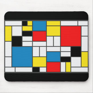 Mondrian Style Mouse Mat
