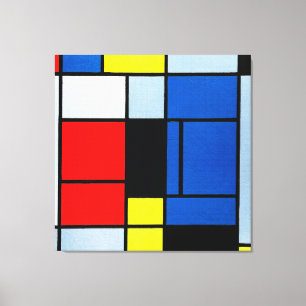 MONDRIAN - TABLEAU No. I - 1921-25 - De Stijl - Canvas Print