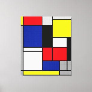 MONDRIAN - TABLEAU No. II - 1921-25  - De Stijl - Canvas Print
