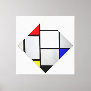 MONDRIAN - TABLEAU No. IV - LOZENGE COMPOSITION - Canvas Print
