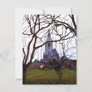 Mondrian - Village Church Card