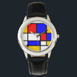 Mondrian Watch<br><div class="desc">Bracelet to choose colors! Modern style watch with bright lines and pure colors. Style Piet Mondrian,  Dutch painter who combined beauty and simplicity in his art</div>