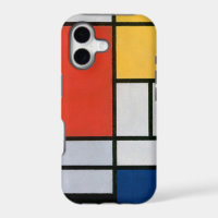Mondrian's Composition Red, Yellow, Blue, Black