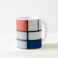 Mondrian's Composition Red, Yellow, Blue, Black