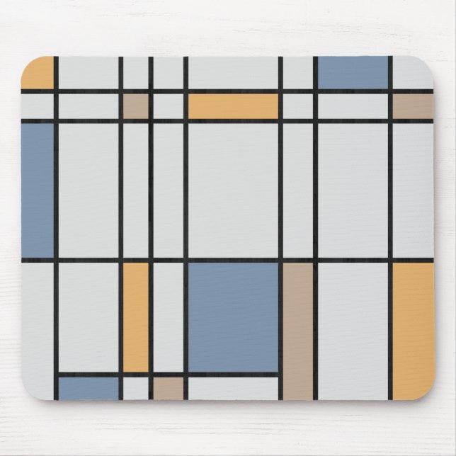 Mondrian's Modern Mouse Mat (Front)