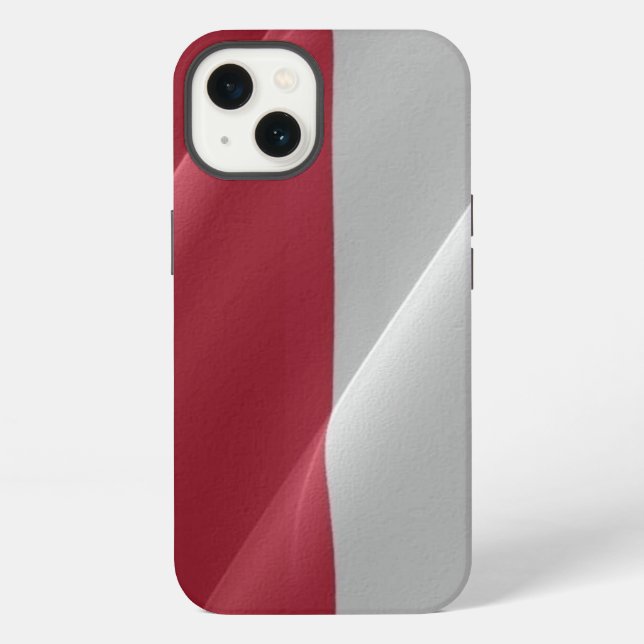 Monegasque waving Flag - iPhone Case (Back)
