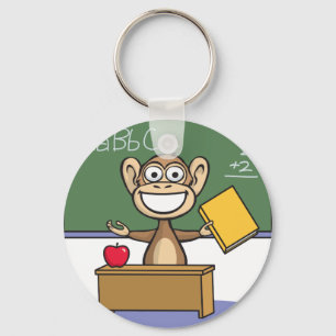 Moneky Teacher Key Ring