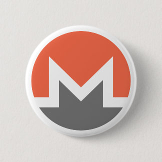 Monero (xmr) 6 cm round badge