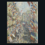Monet 1878 The Rue Montorgueil in Paris Tablecloth<br><div class="desc">Adorning this product is a beautiful print of "The Rue Montorgueil in Paris. Celebration of June 30,  1878" painting created by French impressionist painter Claude Monet (1840 - 1926).
available on</div>