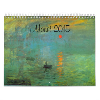 Monet 2015 French Art Calendar