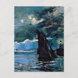 Monet A Seascape Shipping Postcard