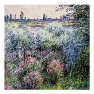 Monet - A Spot on the Banks of the Seine Poster