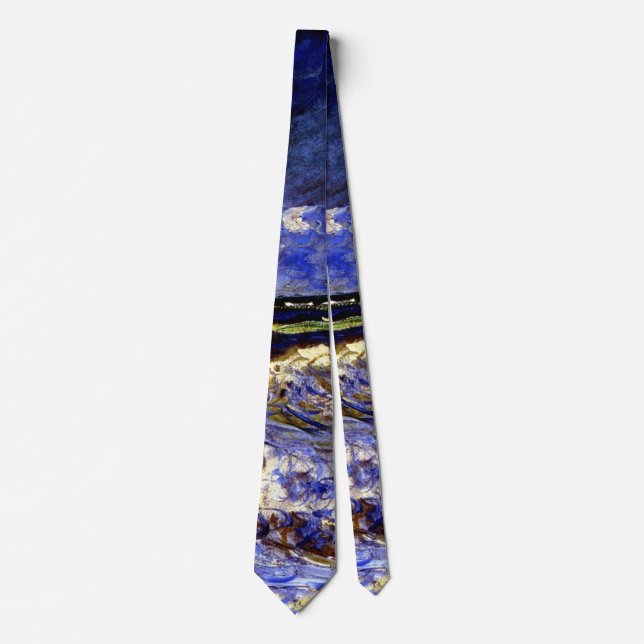 Monet - A Stormy Sea Tie (Front)