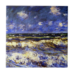 Monet - A Stormy Sea Tile