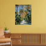 Monet - Algiers, the Garden of Essai Poster<br><div class="desc">Algiers,  the Garden of Essai. Fine art painting by Claude Monet.</div>