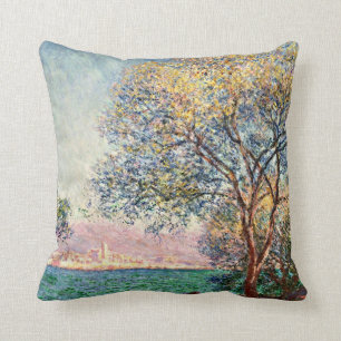 Monet: Antibes in the Morning artwork Cushion