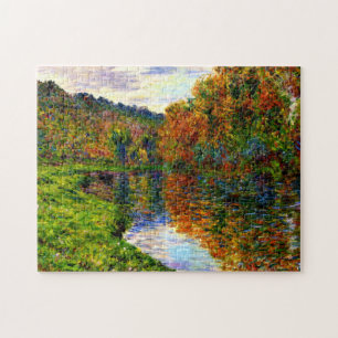 Monet - Arm of the Jeufosse, Autumn, Jigsaw Puzzle