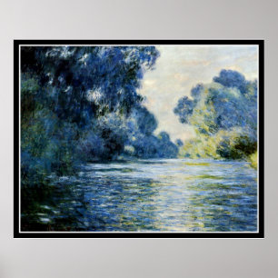 Monet - Arm of the Seine at Giverney Poster