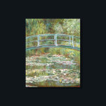 Monet Art Bridge over a Pond of Water Lilies Canvas Print<br><div class="desc">Claude Monet,  beautiful scenic painting of bridge over colourful yet romantic pond of water. 
Bridge over a Pond of Water Lilies
Claude Monet (French,  Paris 1840–1926 Giverny)
Date: 1899
Medium: Oil on canvas</div>