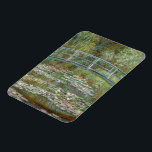 Monet Art Bridge over a Pond of Water Lilies Magnet<br><div class="desc">Claude Monet,  beautiful scenic painting of bridge over colourful yet romantic pond of water. 
Bridge over a Pond of Water Lilies
Claude Monet (French,  Paris 1840–1926 Giverny)
Date: 1899
Medium: Oil on canvas</div>