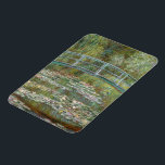 Monet Art Bridge over a Pond of Water Lilies Magnet<br><div class="desc">Claude Monet,  beautiful scenic painting of bridge over colourful yet romantic pond of water. 
Bridge over a Pond of Water Lilies
Claude Monet (French,  Paris 1840–1926 Giverny)
Date: 1899
Medium: Oil on canvas</div>