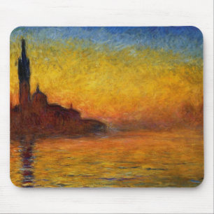 Monet Art Venice Impressionist Painting Mouse Mat
