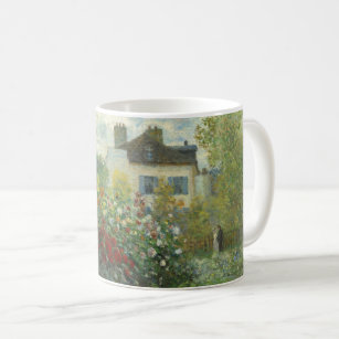 Monet Artists Garden in Argenteuil Painting Coffee Mug