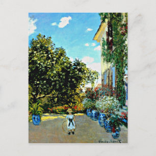 Monet - Artist's House at Argenteuil Postcard