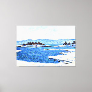Monet - At the Edge of Christiana Fjord Canvas Print