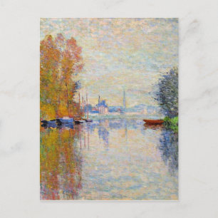 Monet - Autumn on the Seine at Argenteuil  Postcard
