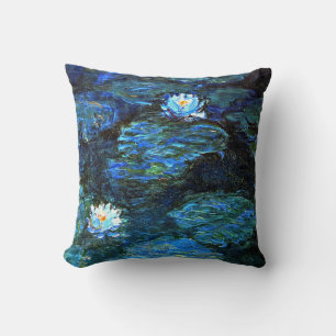 Monet - Blue Water Lilies Cushion