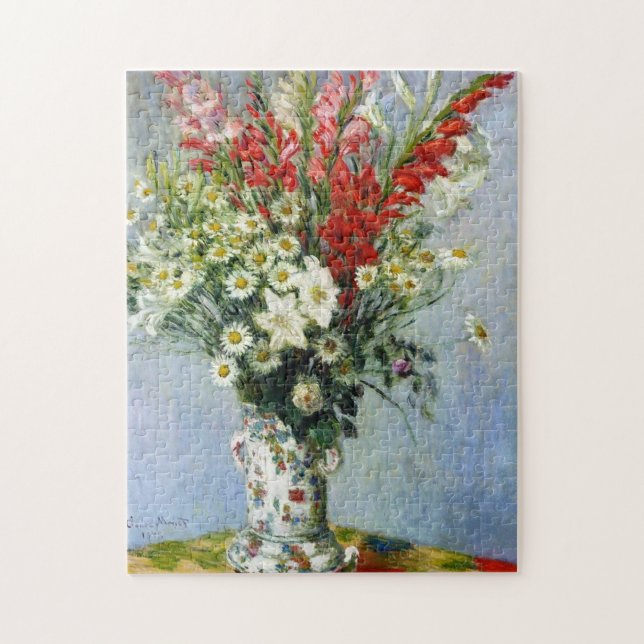 MONET Bouquet of Gladiolas 10x14 Puzzle (Vertical)