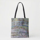 Monet Bridge + Water Lilies Tote Bag