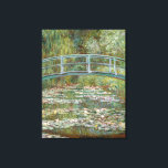 Monet Canvas Print<br><div class="desc">Monet,  japanese garden bridge,  classic painting</div>