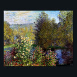 Monet Claude Corner of the Garden at Montgeron Poster<br><div class="desc">Monet Claude Corner of the Garden at Montgeron</div>