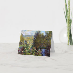 Monet Claude Corner of the Garden at Montgeron Thank You Card