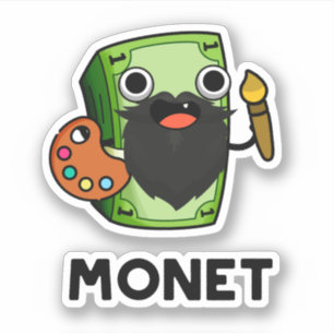 Monet Cute Artist Money Pun