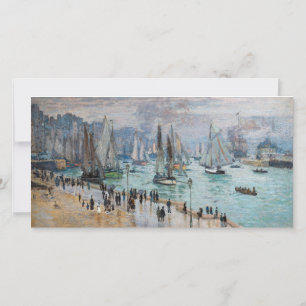 Monet - Fishing Boats Leaving the Harbour, Le Havr Thank You Card