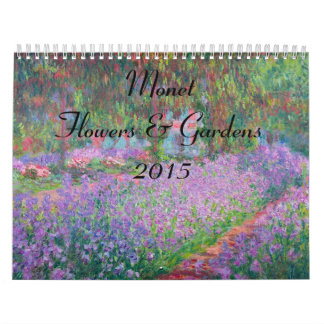 Monet Flower and Gardens 2015 Calendar