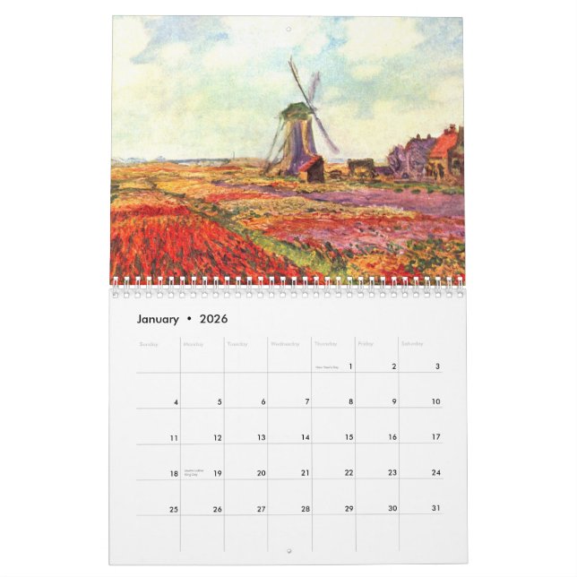 Monet Flower and Gardens 2015 Calendar (Jan 2026)