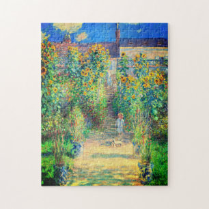 Monet Flower Garden Jigsaw Puzzle