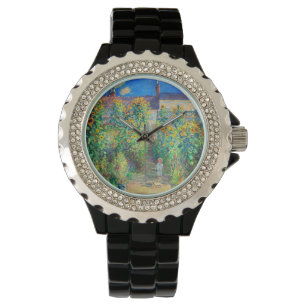 Monet Flower Garden Watch