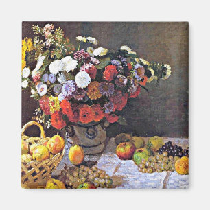 Monet - Flowers and Fruit Magnet