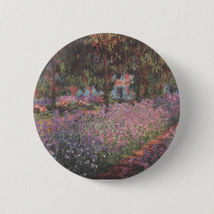 Monet flowers Artist Garden Giverny vines art 6 Cm Round Badge