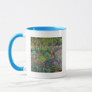 monet flowers vintage the-iris-garden-at-giverny mug