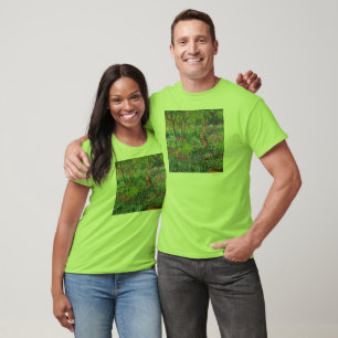 monet flowers vintage the-iris-garden-at-giverny T-Shirt