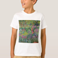 monet flowers vintage the-iris-garden-at-giverny