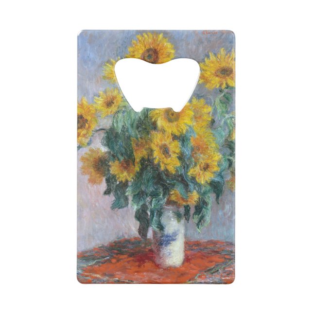 Monet France Bouquet Sunflowers Impressionist Peop (Back)